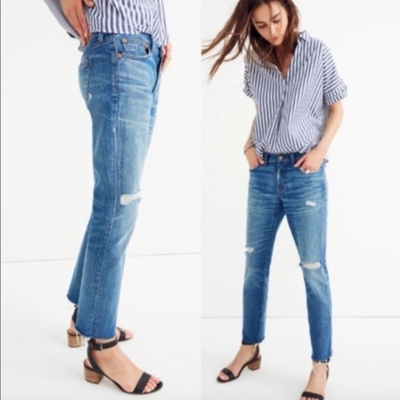 Madewell Denim - Madewell Ripped Boyfriend Jeans